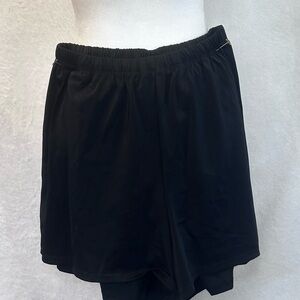 Beach Belle Swim Wear..Black Women's Swim Shorts Size 14